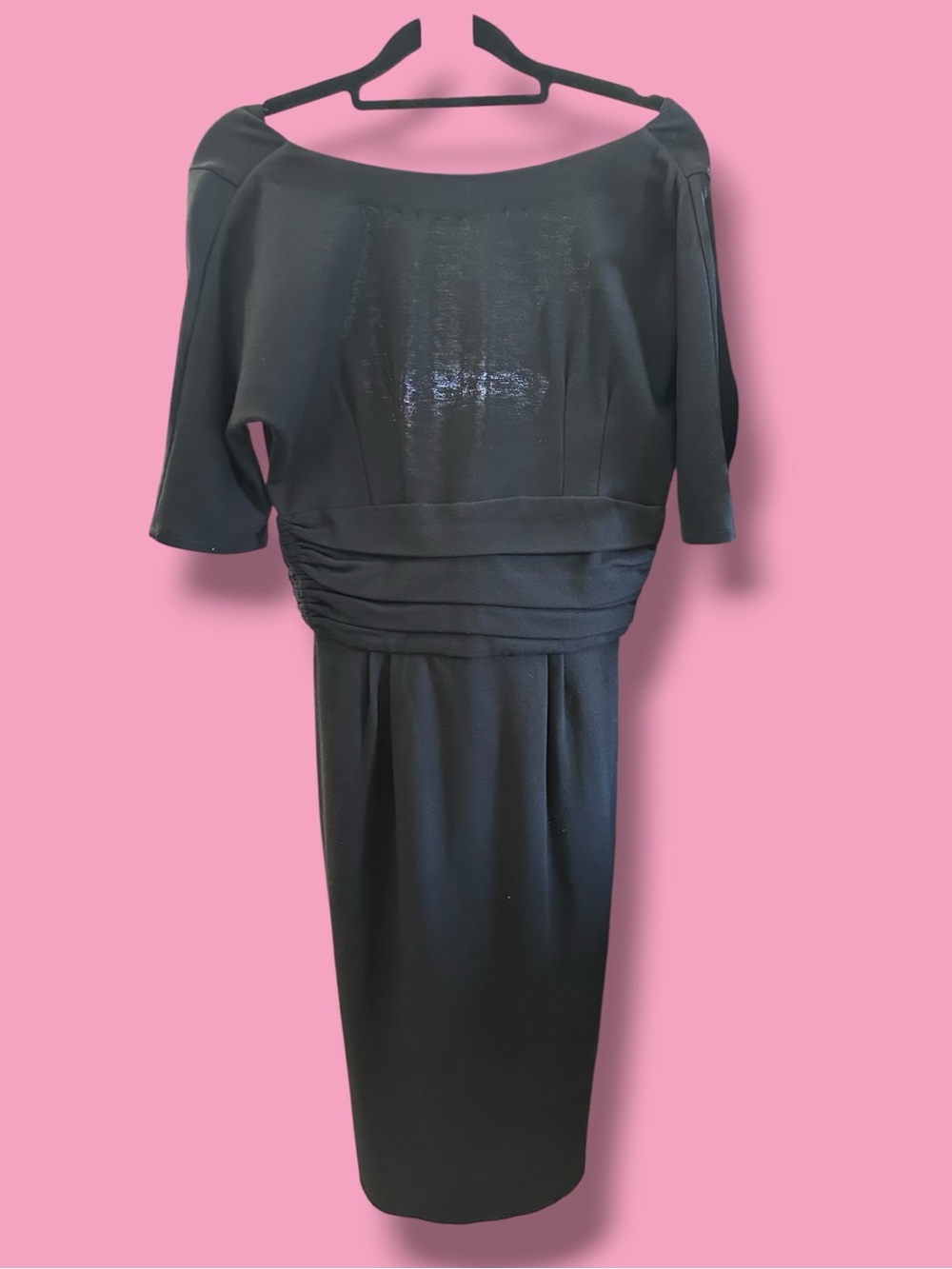 Trashy Diva Black Boatneck Midi Dress